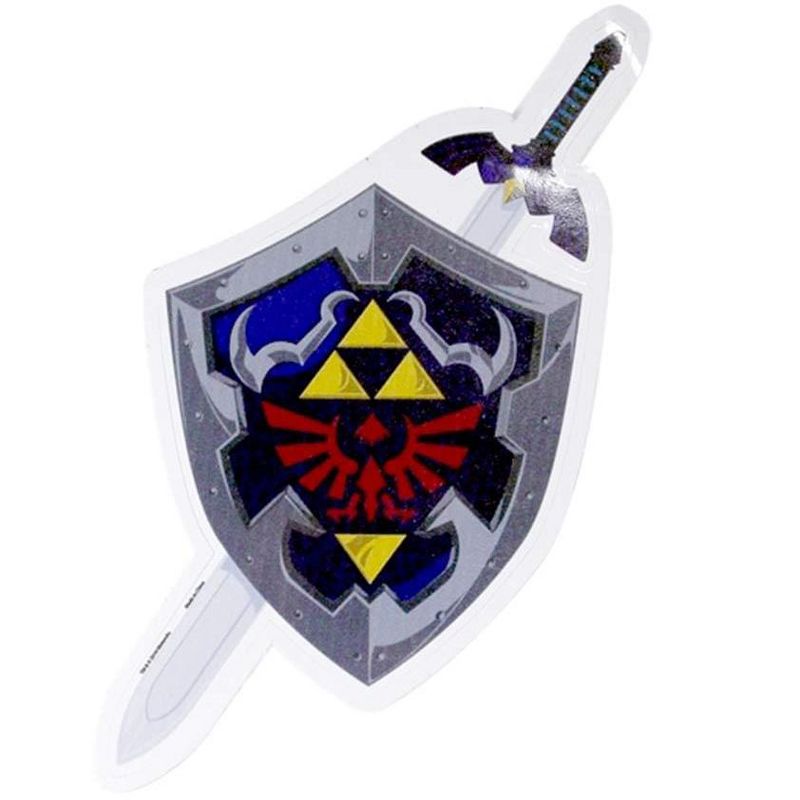 Just Funky The Legend of Zelda Hylian Shileld & Sword Auto Decal, 1 of 4