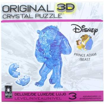 University Games Disney The Beast 49 Piece 3D Crystal Jigsaw Puzzle