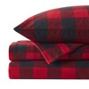 Buffalo Plaid Printed Extra Deep Pocket Flannel Sheet Set by Sweet Home Collection® - image 3 of 4