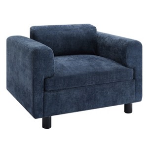 NicBex Woven Velvet Oversized Accent Chair,Upholstered Living Room Chairs with Mid-Height Backrest,Modern Armchair,Accent Chairs for Living Room - 1 of 4