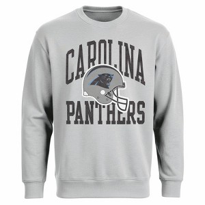 USA製　STARTER NFL PANTHERS スウェット　グレー　ラメ NFL Carolina Panthers Men's Gray Long Sleeve Crew Fleece