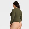 Women's Luxury Collection Luxe Stretch Long Sleeve Bodysuit - Auden™ - 2 of 3