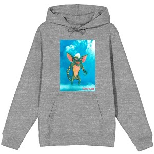 Gremlins Monster On Smoky Background Adult Long Sleeve Hoodie - 1 of 2