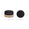 Jennifer Taylor Home Yolanda 24" Upholstered Round Accent Ottoman - 4 of 4
