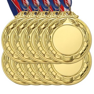 Unique Bargains Zinc Alloy Corrosion-Resistant DIY Fun Award Medals 10 Pcs - 1 of 4