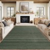 Modern Washable Area Rug for Living Room, Soft Floor Rug with Non Slip Backing, Low Pile Stain Resistant Bedside Carpet for Dorm - 2 of 4