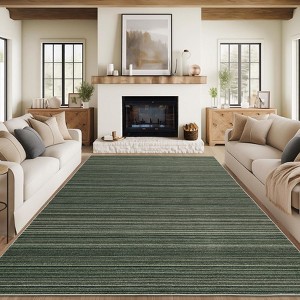 Washable Rugs Area Rugs for Living Room,Bedroom,Dining Room- Large Ultra Soft Faux Wool Retro Carpets - 1 of 4