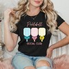 Simply Sage Market Women's Pickleball Checkered Paddles Short Sleeve Graphic Tee - M - Black - 2 of 3