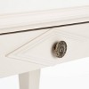 Finch Collins Side Table with Drawer Cream: Scandinavian Style, Mango Wood, Bedroom & Living Room Use - 3 of 4