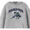 Naruto Classic Kakashi Fighting Stance Youth Heather Gray Graphic Hoodie - 2 of 2