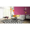 HomeStock Outdoor Washable Myers Ivory & Black 7' X 9', Machine Woven with Printed Designs, Coastal - 3 of 4