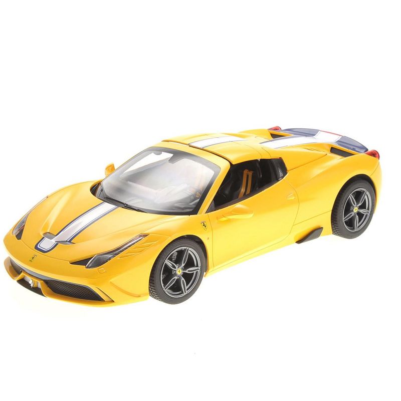 Link Ready! Set! Go!1:14 RC Ferrari 458 Speciale A Radio Remote Control Sports Car - Yellow, 2 of 12
