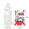 Big Dot of Happiness Christmas Pajamas - Holiday Plaid PJ Party Thank You Cards (8 count) - 3 of 4