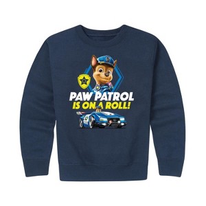 Boys' - Paw Patrol - Paw Patrol Movie Graphic Long Sleeve Fleece Sweatshirt - 1 of 4