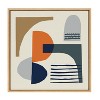 Kate and Laurel Sylvie Abstract Mid Century Framed Canvas by Rachel Lee of My Dream Wall - 2 of 4