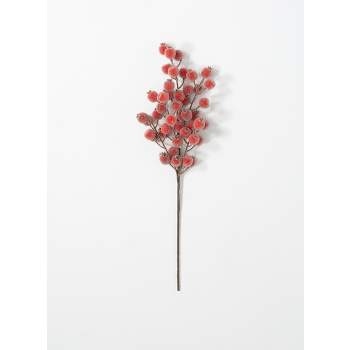 Artificial Red Berry Stem Red 29.5h : Target
