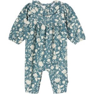 Modern Moments by Gerber Baby Girls' Ruffle Collar Romper - 1 of 4
