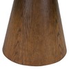 CAVINAS Dining Table Retro Round Dining Table Minimalist Elegant Table for Kitchen - 2 of 4