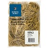 Business Source Rubber Bands Size 33 1 lb./BG 3-1/2"x1/8" Natural Crepe 15743 - 2 of 3