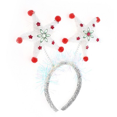 Unique Bargains Halloween Starfishes Shape Headband 4.72" Diameter White 1 Pc
