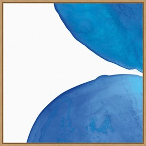 Amanti Art Pools of Turquoise III by Piper Rhue Canvas Wall Art Print Framed 22 x 22-in. - 1 of 4