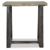 Dalenville Square End Table Black/Gray/Brown/Beige - Signature Design by Ashley: Contemporary Aluminum & Veneer Accent Table - 4 of 4