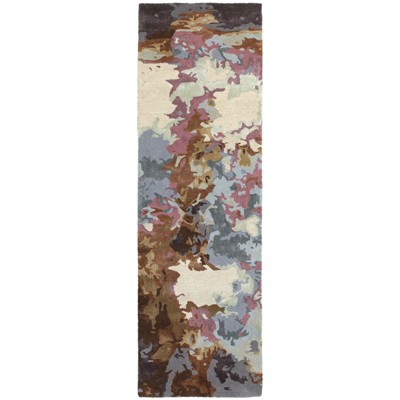 Oriental Weavers Galaxy 21905 Blue/ Brown Indoor Area Rug - 2'6" x 8'