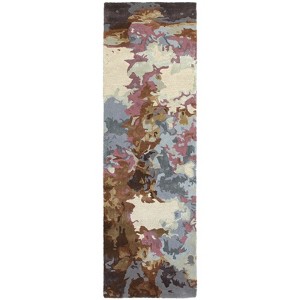 Oriental Weavers Galaxy 21905 Blue/ Brown Indoor Area Rug - 2'6" x 8' - 1 of 3