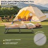 LOVSON Adjustable Folding Camping Cot for Adults - Heavy-Duty Portable Bed with Carry Bag - 4 of 4