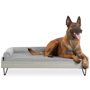 TailZzz Asher Wooden Pet Bed with Mattress  Elevated Pet Bed Greenguard Gold Certified Wooden Pet Bed - 1 of 4