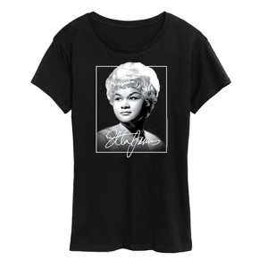 Women's - Etta James - Portrait Short Sleeve Graphic T-Shirt - 1 of 4