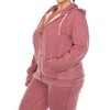 White Mark Plus Size Burnout Jogger Set - 4 of 4