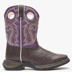 LIL' DURANGO Western Boot, BT386, Purple - 1 of 4