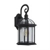 Yosemite Home Decor 5271BL 1 Clear Beveled Glass, Black Finish Exterior Light - 2 of 4