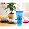 Silver Buffalo Disney Lilo & Stitch "Stay Weird" Color-Changing Plastic Tumbler | 24 Ounces - image 3 of 4