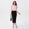 Women's Short Sleeve Peasant Top - A New Day™ - 3 of 3