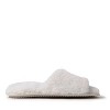 Dearfoams Women's Lane Bridal I Do Fuzzy Slide Slipper - 2 of 4
