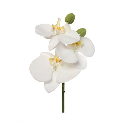 Floral Home 10" White Phalaenopsis Pick - 12-Piece