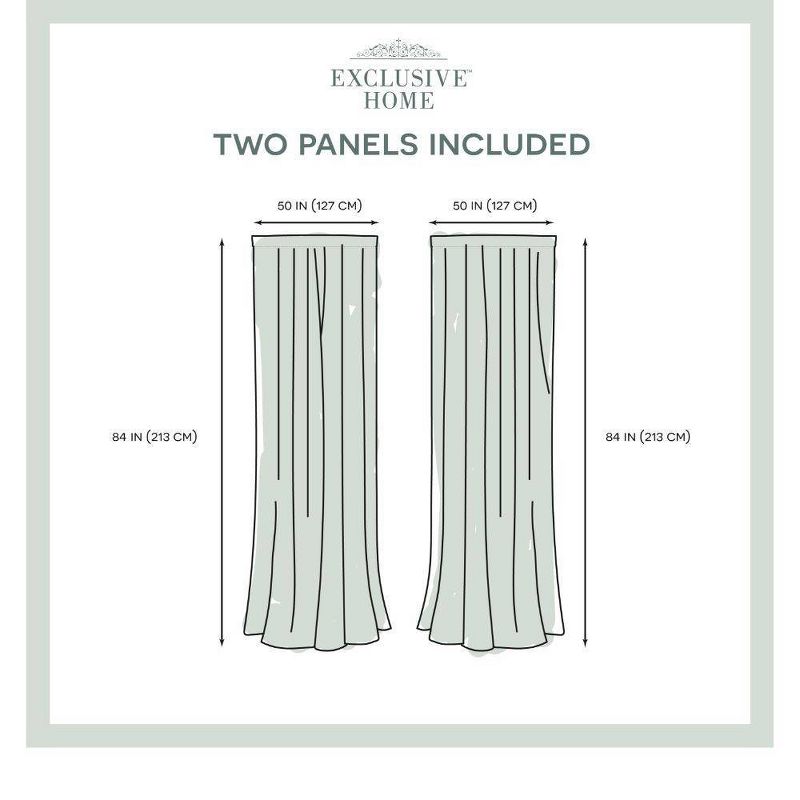 Belfry Rod Pocket Sheer Window Curtain Panels - Nicole Miller, 6 of 10