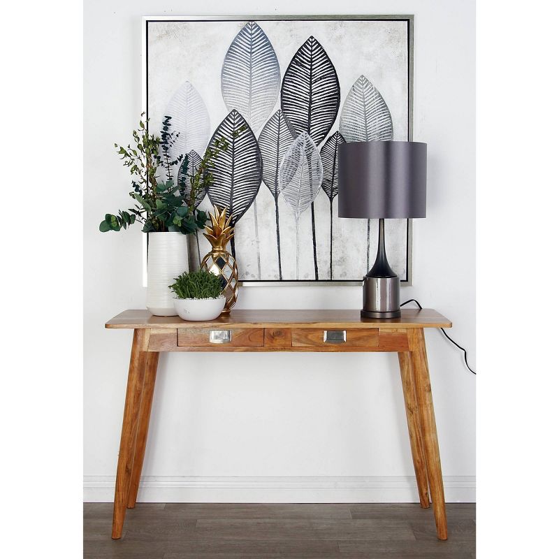 Modern Wood Rectangle Console Table - Olivia & May, 3 of 12