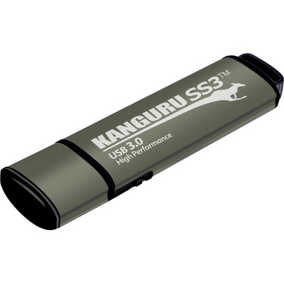 Kanguru USB 3.0 Flash Drive with Write Protect Switch, 256GB - KF3WP256G