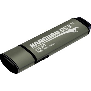 Kanguru USB 3.0 Flash Drive with Write Protect Switch, 256GB - KF3WP256G - 1 of 1