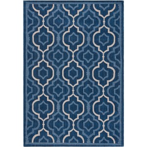 Courtyard Brookstone CY7938 UV & Stain Resistant Non-Shedding Power Loomed Indoor/Outdoor Rugs - Safavieh - 1 of 4