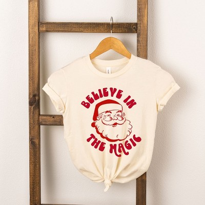 The Juniper Shop Believe In The Magic Santa Toddler Short Sleeve Tee
