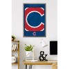 Trends International MLB Chicago Cubs - Logo 25 Framed Wall Poster Prints - 2 of 4