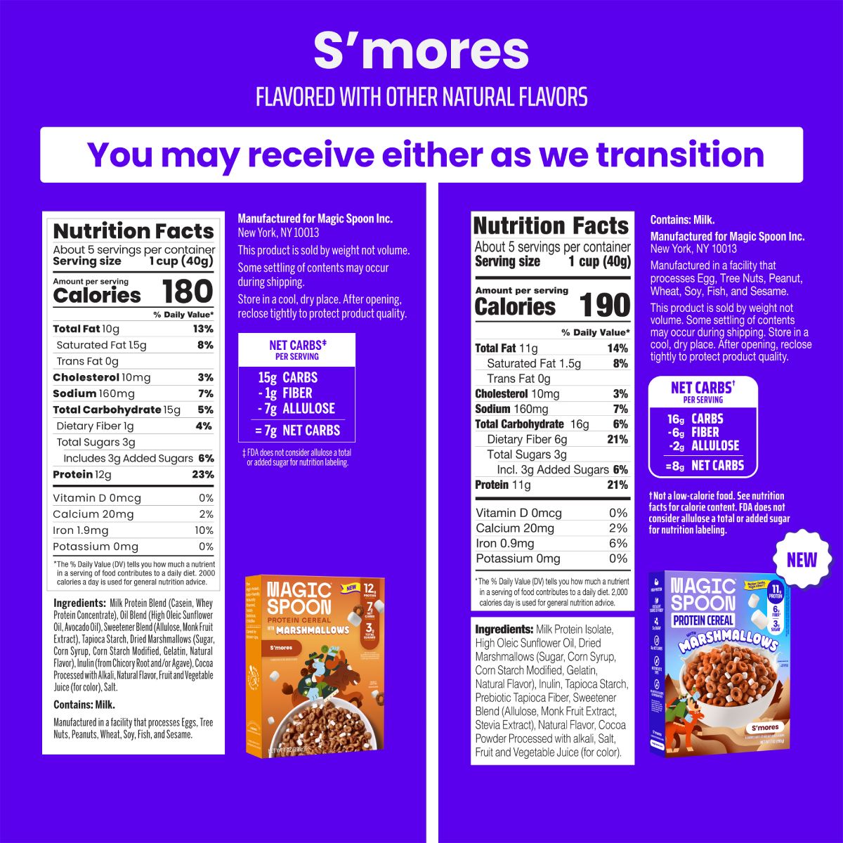 Magic Spoon S'mores Marshmallows Protein Breakfast Cereal - 7oz - thumbnail 5