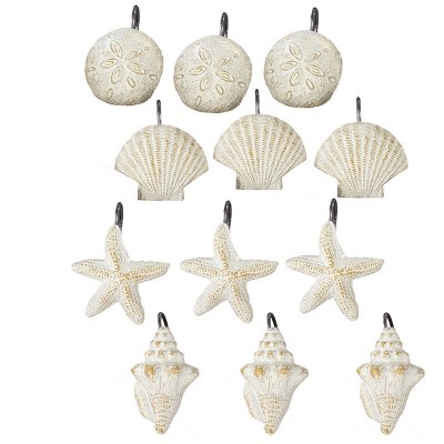 Sea Shell Shower Curtain Hooks - Thumbnail 4