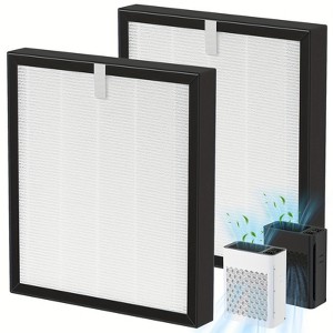 TZ-K2 Replacement Air Purifier Filters, 2-Pack 3-in-1 True H13 HEPA + Activated Carbon Compatible with ToLife TZ-K2 Models - 1 of 4