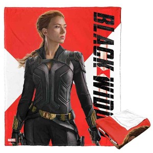 Marvel Black Widow Spy Game Silk Touch Throw Blanket 50x60 Inches - 1 of 4