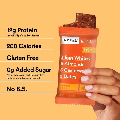 RXBAR Pumpkin Spice Protein Bars - 12g Protein - 9.15oz/5ct